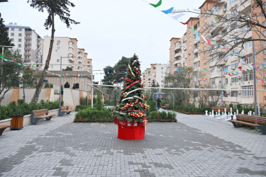 Xətai rayonu, Neapol küçəsi 7 ünvanında abad həyət  sakinlərin istifadəsinə verilib