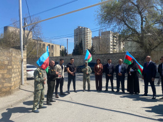 Xətai rayonunda Aprel şəhidi Niftalılı Rəşad Şakir oğlunun adını daşıyan küçənin açılışı olub