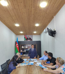 Xətai rayonunda su ehtiyatlarından səmərəli istifadə ilə bağlı maarifləndirici tədbir keçirilib