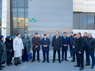 Vətən Müharibəsi şəhidi Abbaslı Arif Firuz oğlunun adını daşıyan küçənin açılışı olub