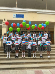 Xətai rayonunda təhsil müəssisələrində "28 may- Müstəqillik Günü" münasibətilə silsilə tədbirlər keçirilib