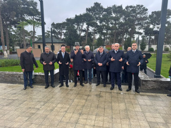 Vətən Müharibəsi şəhidi  Baxşəliyev Qərib İnqilab oğlunun məzarı ziyarət olunub