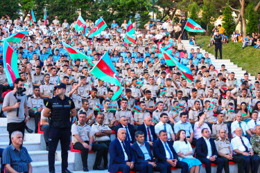 Xətai rayonunda Azərbaycan Respublikasının Silahlı Qüvvələr Gününə həsr olunmuş konsert proqramı+VİDEO