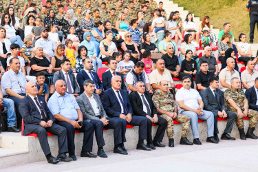 Xətai rayonunda Tovuz döyüşlərinə və Milli Qəhrəman İlqar Mirzəyevin 50 illik yubileyinə həsr olunmuş tədbir keçirilib+Video