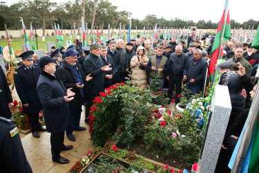 Vətən Müharibəsi şəhidləri Ağalarlı Toğrul Daşqın oğlunun, Əliyev Rüfət Füzuli oğlunun və Vətən Müharibəsi Qəhrəmanı İbrahimli Adil Asəm oğlunun anım günü qeyd edilib