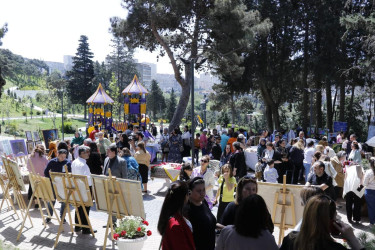Xətai rayonunda “Kəlağayı festivalı” keçirilib