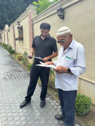 Xətai rayonunda  əhali arasında sosial işin təşkili və  mövcud sosial xidmətlər haqqında maarifləndirmə tədbirləri aparılmışdır