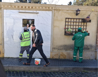Xətai rayonunda təmizlik və abadlıq işləri çərçivəsində iməcilik və ağacəkmə aksiyası keçirilib