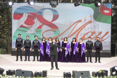Xətai rayonunda "28 may- Müstəqillik Günü"nə həsr edilmiş bayram konserti təşkil olunub+VİDEO