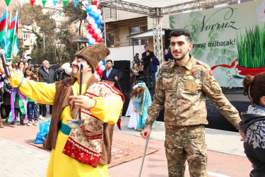 Xətai rayonunda Novruz şənliyi təşkil olunub