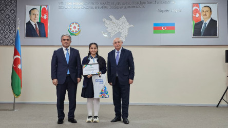 Xətai rayonunda “Heydər Əliyev və Azərbaycan tarixi” mövzusunda referat müsabiqəsinin qalibləri mükafatlandırılıb