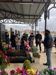 Vətən Müharibəsi şəhidi Mahmudov Tamerlan Fuad  oğlunun doğum günü ilə əlaqədar məzarı ziyarət olunub.