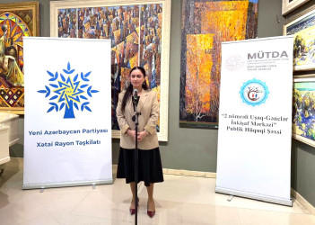 Xətai rayonunda  “Vətənim Azərbaycan!” adlı rəsm müsabiqəsinin yekunu ilə əlaqədar tədbir keçirilmişdir.