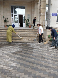 Xətai rayonunda təmizlik və abadlıqla bağlı növbəti iməclik keçirildi.