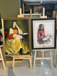 Xətai rayonunda “Azərbaycanım” Beynəlxalq VIII Uşaq və Gənc Rəsm Festivalı çərçivəsində müsabiqənin yekun sərgiləri keçirilib