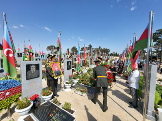 Vətən Müharibəsi şəhidi Əliyev Samir Əliheydər oğlunun anım günü qeyd edilib