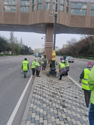 30.03.2026-cı ildə Xətai rayonunda təmizliklə bağlı iməclik keçirilib