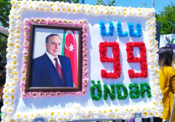 59 saylı tam orta məktəbdə Ulu Öndərin anadan olmasının 99-cu ildönümünə həsr edilmiş tədbir keçirildi