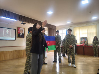 204 saylı məktəbdə Vətən Müharibəsi şəhidi Kərimov Sənan Rəhman oğlunun xatirəsinə həsr olunmuş tədbir keçirilib