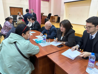 Xətai rayonunda vəkillər vətəndaşlara növbəti dəfə pulsuz hüquqi yardım göstərdilər