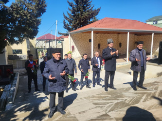 09.04.2026-cı il tarixdə Vətən Müharibəsi şəhidi Məmmədov Rəşad Asif oğlunun xatirəsi anılıb.