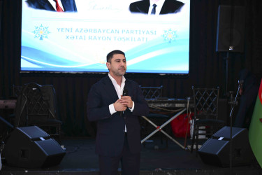 YAP Xətai rayon təşkilatının təsis edilməsinin 33-cü ildönümü qeyd olunub+VİDEO