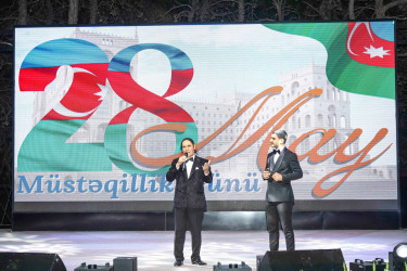 Xətai rayonunda "28 may- Müstəqillik Günü"nə həsr edilmiş bayram konserti təşkil olunub+VİDEO