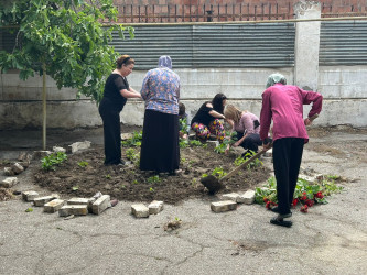 Xətai rayonunda təmizlik və abadlıqla bağlı növbəti iməclik keçirildi.