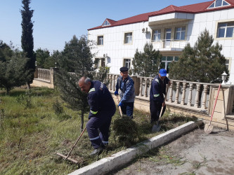 Xətai rayonunda təmizlik və abadlıqla bağlı növbəti iməclik keçirildi.