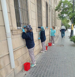 Xətai rayonunda təmizlik və abadlıqla bağlı növbəti iməclik keçirilib