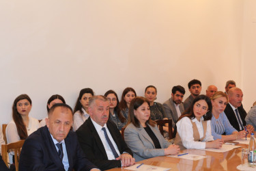 Xətai Rayonunda "Qərbi Azərbaycana qayıdış" adlı dəyirmi masa keçirilib