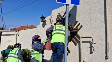 Xətai rayonunda təmizlik və abadlıq işləri çərçivəsində iməcilik və ağacəkmə aksiyası keçirilib