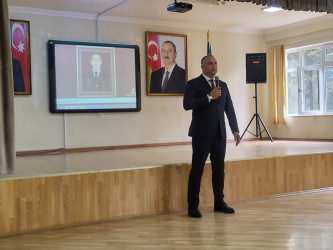 204 saylı məktəbdə Vətən Müharibəsi şəhidi Kərimov Sənan Rəhman oğlunun xatirəsinə həsr olunmuş tədbir keçirilib