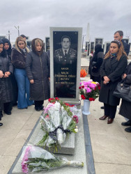 Vətən Müharibəsi şəhidi Əliyev Malik Təvəkkül oğlunun məzarı rayon İcra Hakimiyyətinin nümayəndələri tərəfindən ziyarət olunub