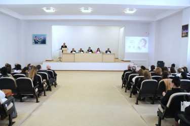 Xətai rayonunda akademik Zərifə xanım Əliyevanın anım gününə həsr olunmuş tədbir keçirilmişdir+VİDEO