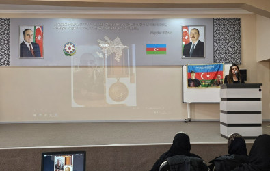 59 nömrəli tam orta məktəbdə Vətən Müharibəsi şəhidi Umudlu Elmir Pərviz oğlunun anım günü tədbiri keçirilib