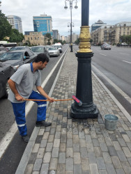 Xətai rayonunda təmizlik və abadlıqla bağlı növbəti iməclik keçirildi.