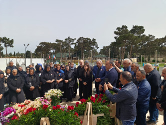 06.05.2025-ci il tarixdə 2023-cü ildə antiterror əməliyyatları zamanı şəhid olmuş Daşdəmirov Sahib Natiq oğlunun doğum günündə məzarı ziyarət edilib.