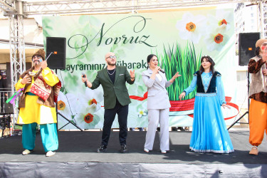Xətai rayonunda Novruz şənliyi təşkil olunub