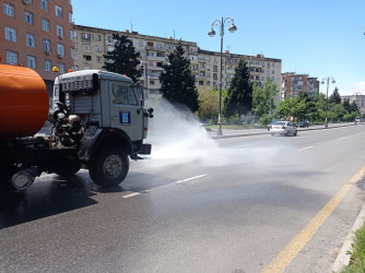 Xətai rayonunda təmizlik günü keçirilir