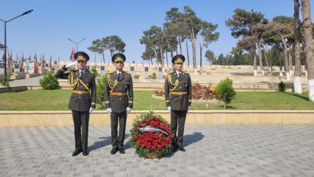 Xətai rayonunda Vətən Müharibəsi şəhidi  Cəfərli Həmid Kərim  oğlunun xatirəsi anılıb