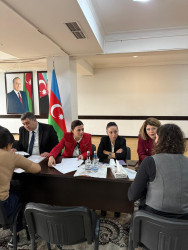 Xətai rayonunda aztəminatlı ailələrə ödənişsiz hüquqi yardım aksiyası keçirilib