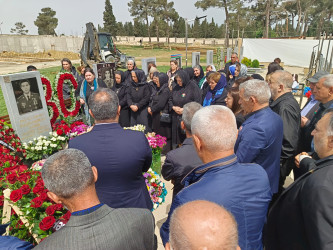 06.05.2025-ci il tarixdə 2023-cü ildə antiterror əməliyyatları zamanı şəhid olmuş Daşdəmirov Sahib Natiq oğlunun doğum günündə məzarı ziyarət edilib.