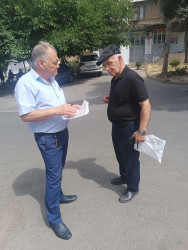 Xətai rayonunda  əhali arasında sosial işin təşkili və  mövcud sosial xidmətlər haqqında maarifləndirmə tədbirləri aparılmışdır