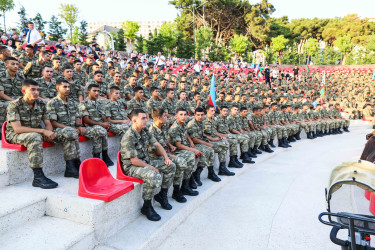 Xətai rayonunda Tovuz döyüşlərinə və Milli Qəhrəman İlqar Mirzəyevin 50 illik yubileyinə həsr olunmuş tədbir keçirilib+Video