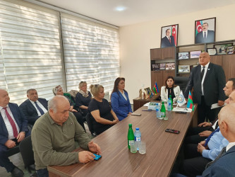 Xətai rayonunda Ağsaqqallar Şurası ilə birgə “Konstitusiya və Suverenlik ili”nə həsr olunmuş tədbir keçirilib