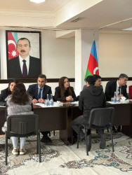 Xətai rayonunda aztəminatlı ailələrə ödənişsiz hüquqi yardım aksiyası keçirilib