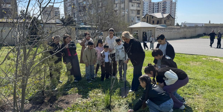 Xətai rayonunda təmizlik və abadlıq işləri çərçivəsində iməcilik və ağacəkmə aksiyası keçirilib