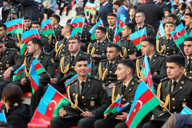 Xətai rayonunda Zəfər Gününə həsr olunmuş konsert proqramı təqdim edildi