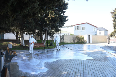 Xətai rayonunda təmizlik və abadlıq işləri çərçivəsində iməcilik və ağacəkmə aksiyası keçirilib